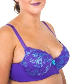 Lady Emprezz Frenchie Padded Shaping Bra - Purple/Aqua 36 Lady Emprezz Frenchie Padded Shaping Bra - Purple/Aqua -BRASTOGO Sales 022cd2352a07b335385d469d515dc95e