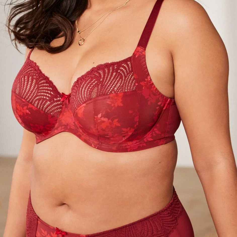 Panache Sculptresse Arianna Full Cup Underwire Bra - Red Multi 10 Panache Sculptresse Arianna Full Cup Underwire Bra - Red Multi - Image 8