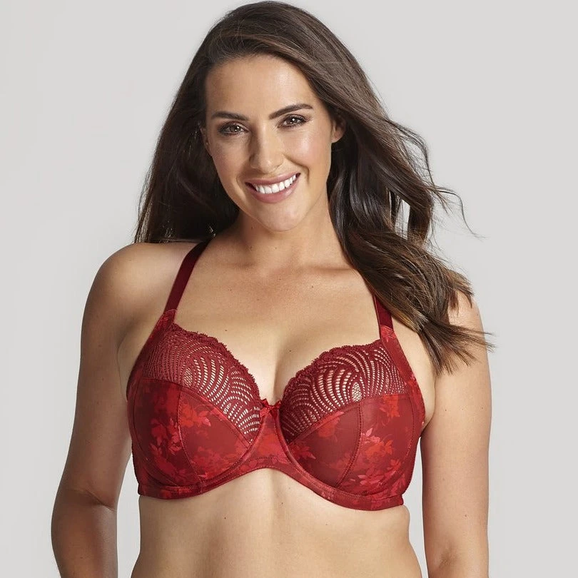 Panache Sculptresse Arianna Full Cup Underwire Bra - Red Multi 3 Panache Sculptresse Arianna Full Cup Underwire Bra - Red Multi