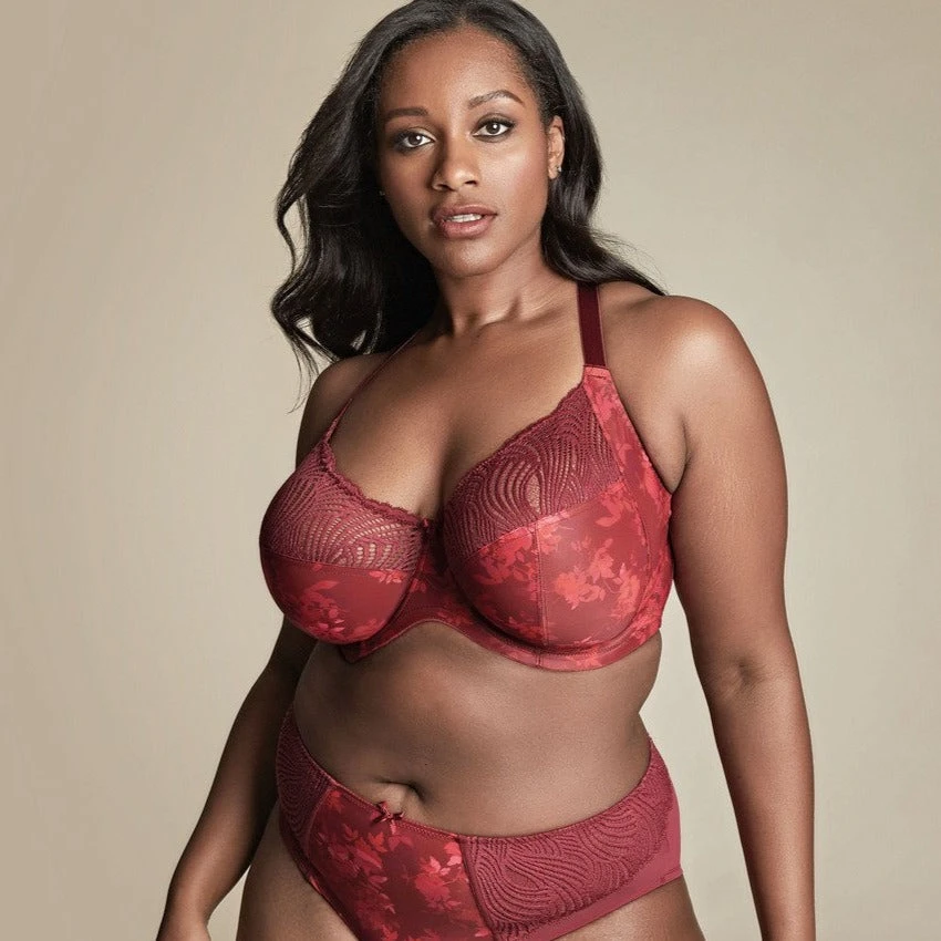 Panache Sculptresse Arianna Full Cup Underwire Bra - Red Multi 7 Panache Sculptresse Arianna Full Cup Underwire Bra - Red Multi - Image 5