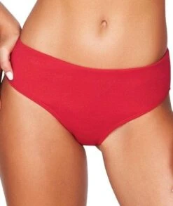 BRASTOGO Sales 23 Sea Level Essentials Mid Bikini Brief - Red