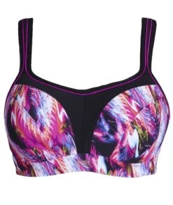 Panache Sport Underwired Sports Bra - Galaxy Print