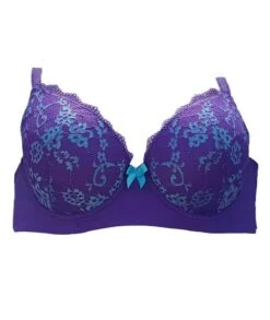 Lady Emprezz Frenchie Padded Shaping Bra - Purple/Aqua 37 Lady Emprezz Frenchie Padded Shaping Bra - Purple/Aqua -BRASTOGO Sales 50c59adfa3aae4be04daf535ec7d8070