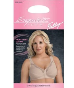 Exquisite Form Fully Front Close Wirefree Cotton Posture Bra With Lace - Nude -BRASTOGO Sales 5100531 Packaging Damask 1 150bcf88 af88 403a 839f ca30f88a7657