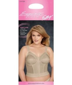 Exquisite Form Fully Front Close Longline Wirefree Posture Bra - Beige -BRASTOGO Sales 5107530 Packaging Beige 1