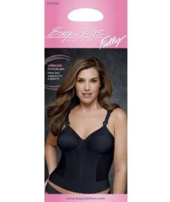 Exquisite Form Fully Back Close Longline Wirefree Bra - Black -BRASTOGO Sales 5107532 Packaging Black 991108b5 54cc 491c b995 dee51371a50a