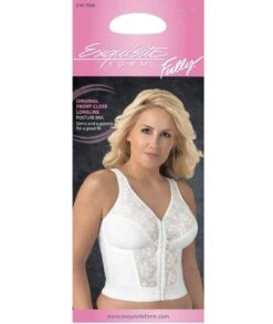 Exquisite Form Fully Front Close Wirefree Longline Posture With Lace Bra- White -BRASTOGO Sales 5107565 Packaging White 1 8601fb9f c20e 45e4 8694 8bdc2a7c4f5f