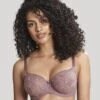 Panache Tango Balconnet Underwire Bra - Grey Violet -BRASTOGO Sales 9071a grey violet