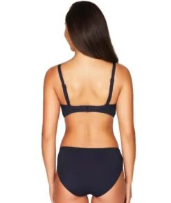 Sea Level Essentials Cross Front Moulded Underwire D-DD Cup Bikini Top - Night Sky Navy -BRASTOGO Sales 924253eb70159bf79e5dc11eb7fd92bd
