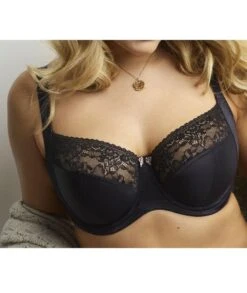 Panache Sculptresse Chi Chi Underwired Balconnet Bra - Black -BRASTOGO Sales ChiChiUnderwiredBalconnetBraBlack Black 2