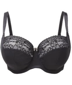 Panache Sculptresse Chi Chi Underwired Balconnet Bra - Black -BRASTOGO Sales ChiChiUnderwiredBalconnetBraBlack Black 4