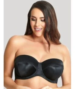 Panache Sculptresse Dana Strapless Moulded Underwired Bra - Black