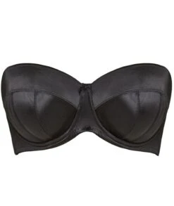 Panache Sculptresse Dana Strapless Moulded Underwired Bra - Black -BRASTOGO Sales DanaStraplessMouldedUnderwiredBra Black 5