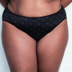 Wacoal Elomi Kim Brief - Black -BRASTOGO Sales ELOMI LINGERIE KIM BLACK UW PLUNGE BRA EL4340 BRIEF EL4345 CONSUMER PRINT AW18