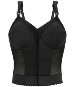 Exquisite Form Fully Front Close Longline Wirefree Posture Bra - Black -BRASTOGO Sales EXQUISITEFORMFULLY 5107530 FrontCloseLonglinePostureBra BLACK 2