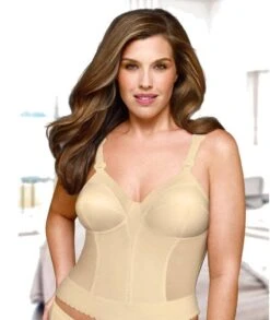 Exquisite Form Fully Back Close Longline Wirefree Bra - Beige 19 Exquisite Form Fully Back Close Longline Wirefree Bra - Beige -BRASTOGO Sales EXQUISITEFORMFULLY 5107532 BackCloseLonglineBra
