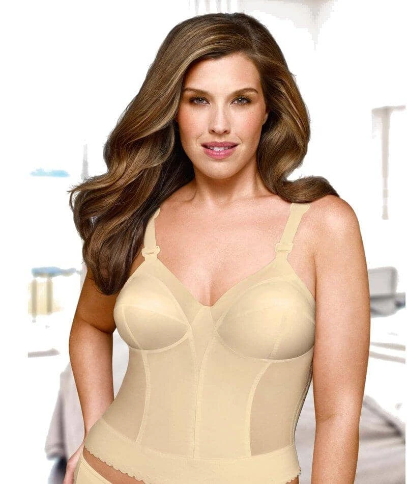 Exquisite Form Fully Back Close Longline Wirefree Bra - Beige 11 Exquisite Form Fully Back Close Longline Wirefree Bra - Beige - Image 9