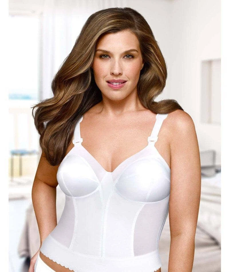 Exquisite Form Fully Back Close Longline Wirefree Bra - White 12 Exquisite Form Fully Back Close Longline Wirefree Bra - White - Image 10