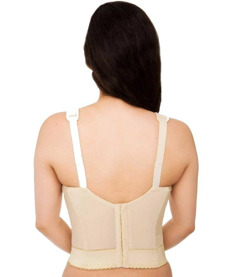 Exquisite Form Fully Back Close Longline Wirefree Bra - Beige 4 Exquisite Form Fully Back Close Longline Wirefree Bra - Beige - Image 2