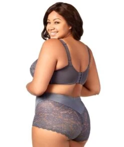 Elila Full Coverage Stretch Lace Underwired Bra - Grey -BRASTOGO Sales ElilaFullCoverageStretchLaceUnderwiredBra Grey10