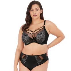 Wacoal Elomi Eugenie High Leg Brief - Black 11 Wacoal Elomi Eugenie High Leg Brief - Black -BRASTOGO Sales ElomiEugenieHighLegBrief Black