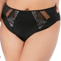 Wacoal Elomi Eugenie High Leg Brief - Black