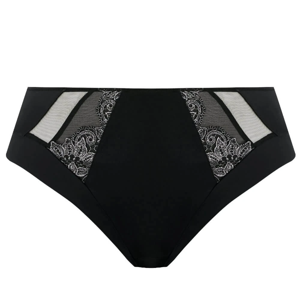 Wacoal Elomi Eugenie High Leg Brief - Black 8 Wacoal Elomi Eugenie High Leg Brief - Black - Image 6