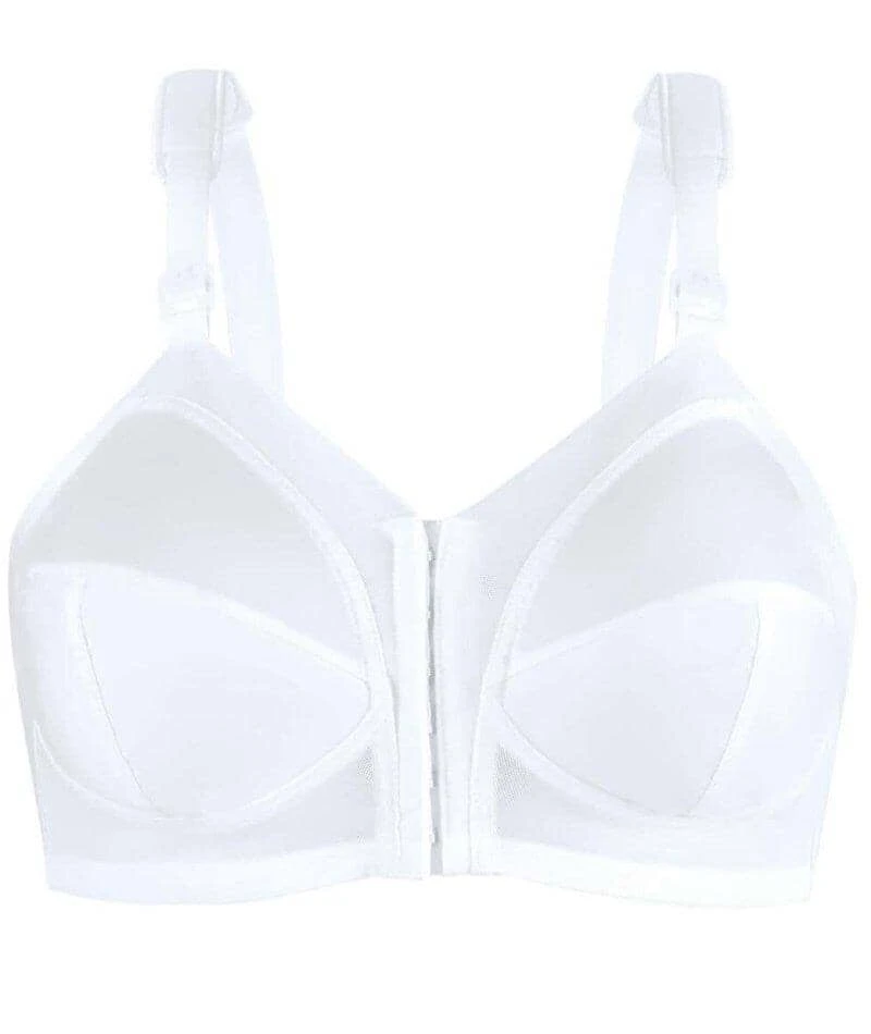 Exquisite Form Fully Front Close Wirefree Classic Support Bra- White 6 Exquisite Form Fully Front Close Wirefree Classic Support Bra- White - Image 4