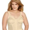 Exquisite Form Fully Front Close Longline Wirefree Posture Bra - Beige -BRASTOGO Sales ExquisiteFormFullyFrontCloseLonglinePostureBra Beige