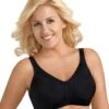Exquisite Form Fully Side Wirefree Shaping Bra With Floral - Black 2 Exquisite Form Fully Side Wirefree Shaping Bra With Floral - Black -BRASTOGO Sales ExquisiteFormFullySideShapingBraWithFloral Black