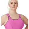 Glamorise High Support WonderWire Sports Bra - Rose -BRASTOGO Sales GlamoriseHighSupportWonderWireSportsBraRose