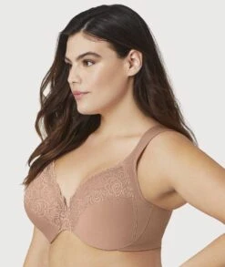 Glamorise Low Cut WonderWire Lace Bra - Cappuccino 10 Glamorise Low Cut WonderWire Lace Bra - Cappuccino -BRASTOGO Sales GlamoriseLowCutWonderWireLaceBra CappuccinoBras 53a2f168 7c11 4c10 8bc4 cd308ed22ea9