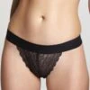 Panache Lyzy Tanga Brief - Black -BRASTOGO Sales LyzyTangaBrief Black