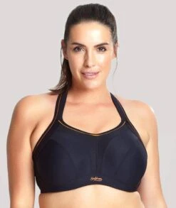 Panache Sculptresse Non Padded Underwired Sports Bra - Black -BRASTOGO Sales NonPaddedUnderwiredSportsBra Black 2