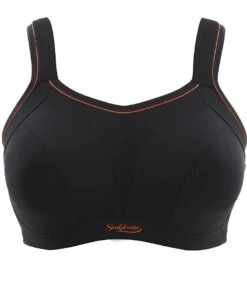Panache Sculptresse Non Padded Underwired Sports Bra - Black -BRASTOGO Sales NonPaddedUnderwiredSportsBra Black 4
