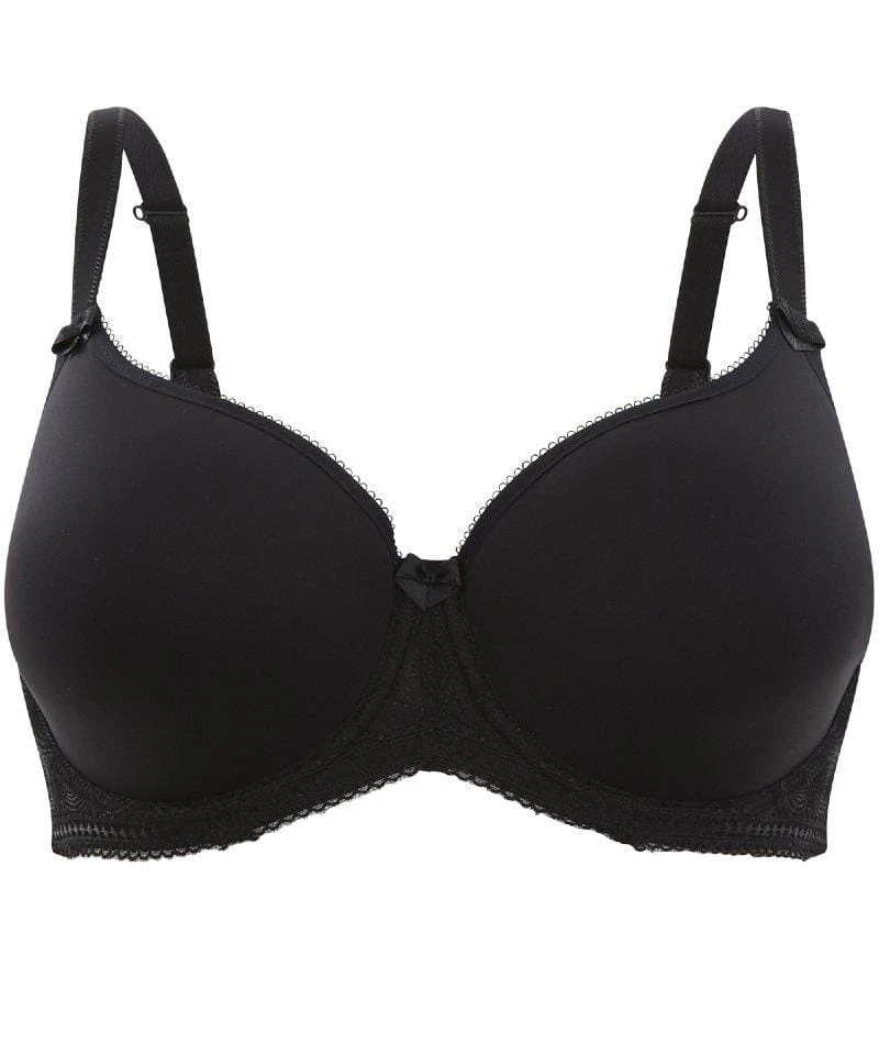 Panache Cari Moulded Spacer Underwired T-Shirt Bra - Black 8 Panache Cari Moulded Spacer Underwired T-Shirt Bra - Black - Image 6