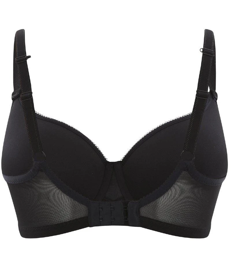 Panache Cari Moulded Spacer Underwired T-Shirt Bra - Black 9 Panache Cari Moulded Spacer Underwired T-Shirt Bra - Black - Image 7