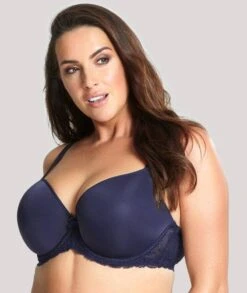 Panache Sculptresse Sasha Plunge Moulded Underwired Bra - Ink -BRASTOGO Sales SashaPlungeMouldedUnderwiredBra