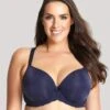 Panache Sculptresse Sasha Plunge Moulded Underwired Bra - Ink