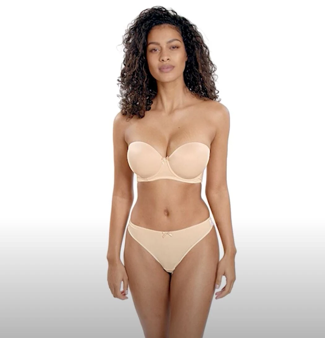 Wacoal Freya Deco Underwired Moulded Strapless Bra - Nude 5 Wacoal Freya Deco Underwired Moulded Strapless Bra - Nude - Image 3