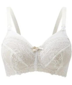 Panache Sophie Wirefree Nursing Bra - Linen -BRASTOGO Sales SophieNon UnderwiredNursingBra Linen 3