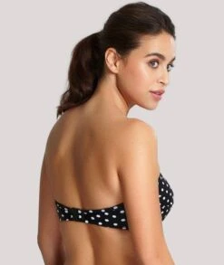 Panache Swim Anya Spot Bandeau Moulded Underwired Bikini Top - Black White 12 Panache Swim Anya Spot Bandeau Moulded Underwired Bikini Top - Black White -BRASTOGO Sales SwimAnyaSpotBandeauMouldedUnderwiredBikiniTop BlackWhite 1