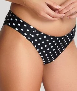 Panache Swim Anya Spot Pant - Black White