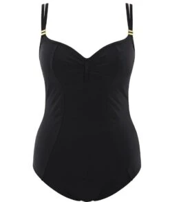 Panache Swimwear Anya Riva Balconnet Underwired Swimsuit - Black -BRASTOGO Sales SwimwearAnyaRivaBalconnetUnderwiredSwimsuit Black 3