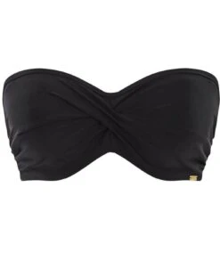 Panache Swimwear Anya Riva Twist Bandeau Underwired Bikini - Black -BRASTOGO Sales SwimwearAnyaRivaTwistBandeauUnderwiredBikini Black 11