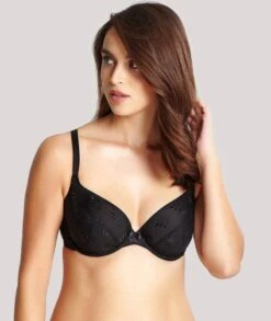 Panache Tango Underwired Plunge Bra - Black 10 Panache Tango Underwired Plunge Bra - Black -BRASTOGO Sales TangoUnderwiredPlungeBra Black 2