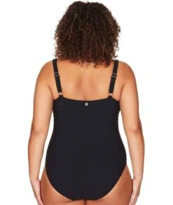Artesands Aria Botticelli Twist Front C-DD Cup One Piece Swimsuit - Black -BRASTOGO Sales artesands aria botticelli twist front c dd cup one piece swimsuit black 4