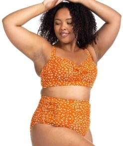 Artesands Che'tah Botticelli High Waist Swim Brief - Copper -BRASTOGO Sales artesands chetah botticelli high waist swim brief copper 4