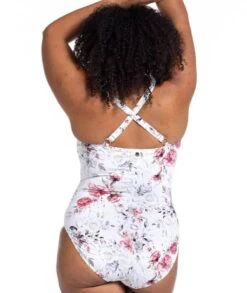Artesands Clementine Botticelli Twist Front D-DD Cup One Piece Swimsuit - White -BRASTOGO Sales artesands clementine botticelli twist front d dd cup one piece swimsuit white 4