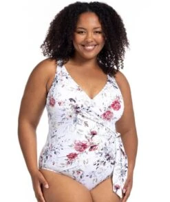 Artesands Clementine Hayes D-DD Cup One Piece Swimsuit - White